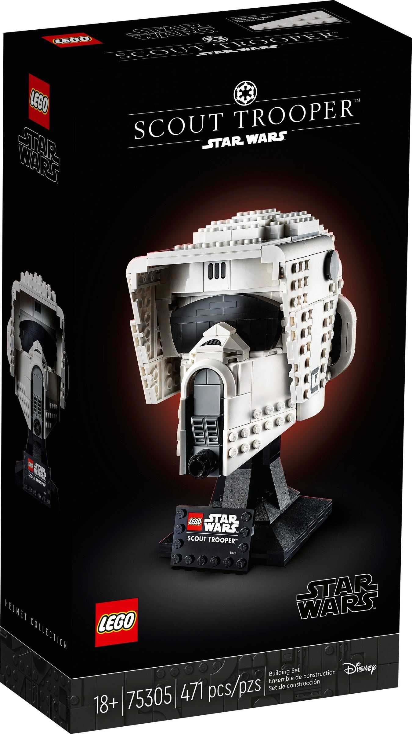LEGO Star Wars 75305 : Casca Scout Trooper -HELMET -Endor- NOU sigilat
