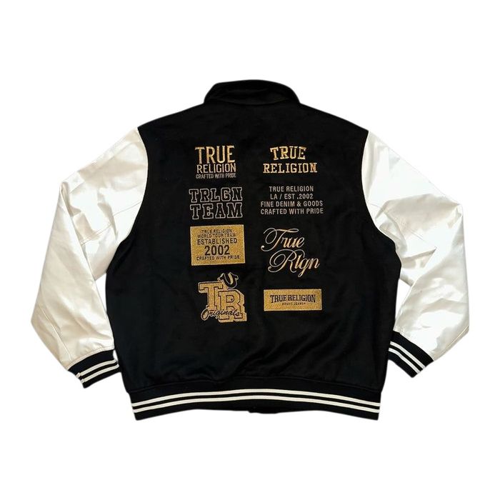 True Religion Varsity Vintage Jacket