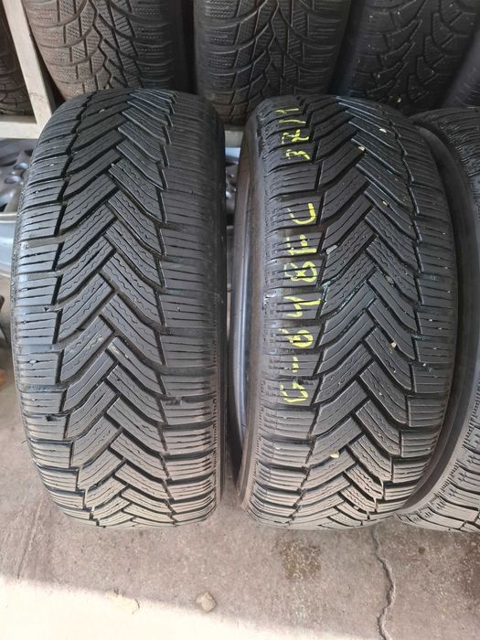 4 Зимни гуми Мишелин 205/55/16 ДОТ21 (безплатно поставяне)