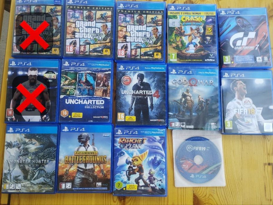 PS4 uchun orginal disklar