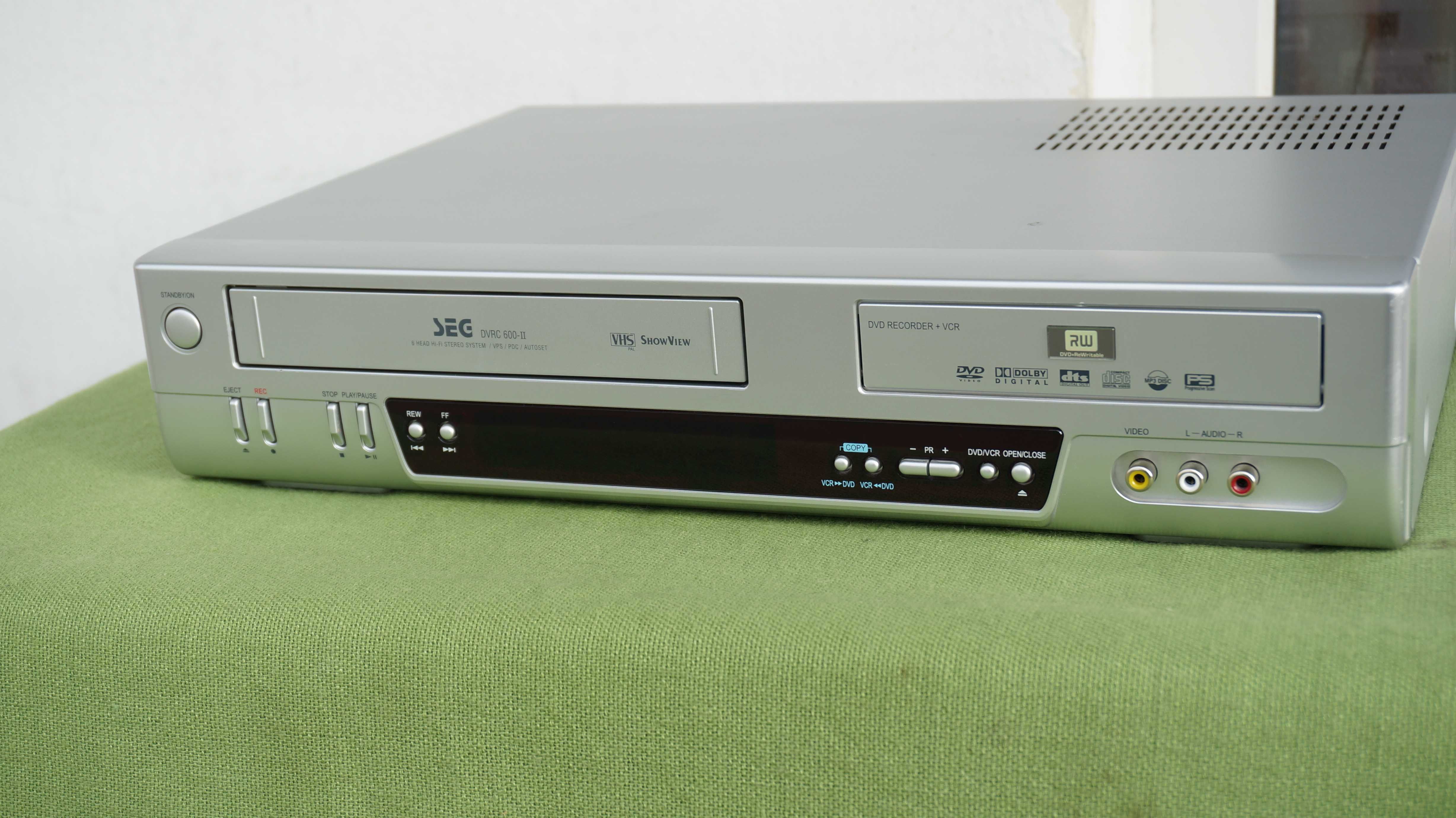 Video recorder VHS SEG model DVRC-600 Stereo Hi-Fi
