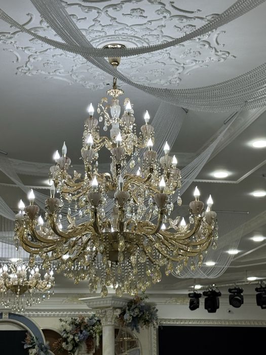 Люстра большие для ресторана кафе