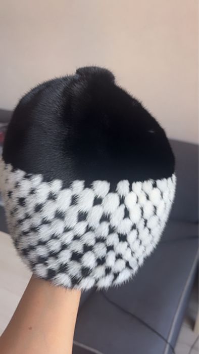 Шапка норковая женская