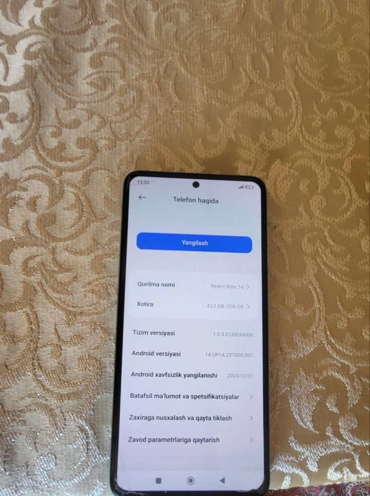 Srochna sotiladi Redmi note 14