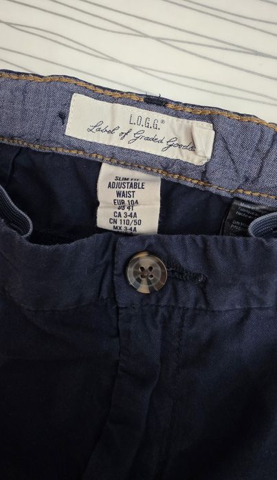 Брюки и рубашки H&M и джинсы Oshkosh на мальчика 2-4 года
