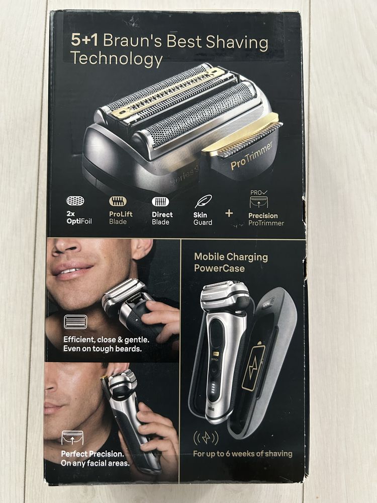 Aparat de ras electric Braun Series 9 PRO+ model premium