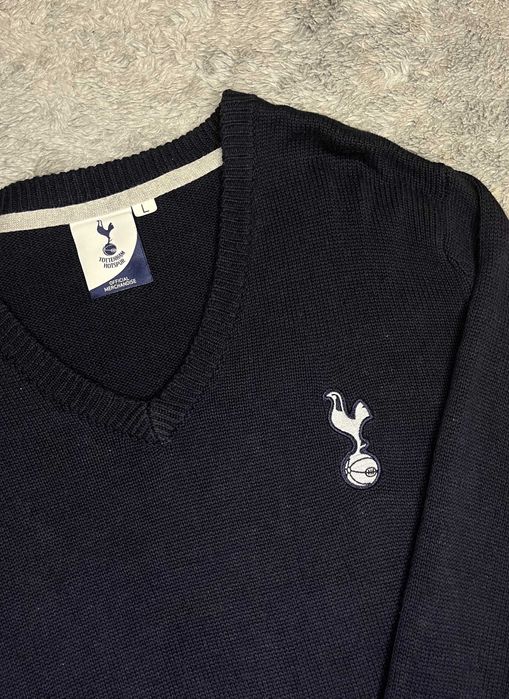 Tottenham Hotspur V-Neck Sweater Мъжки Пуловер