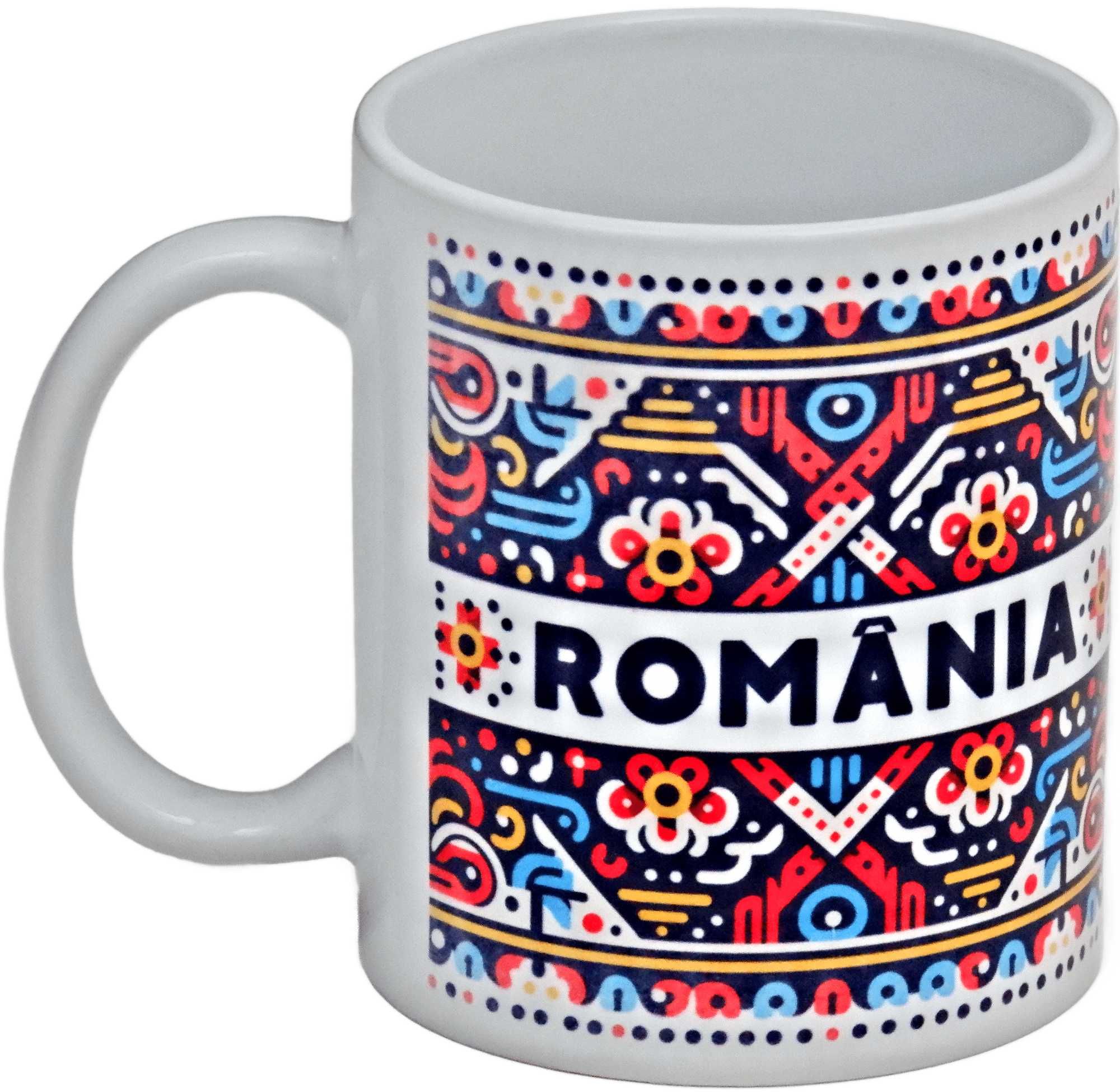 Cani Diverse Specifice Romania - Motive Traditionale+"Mai Multa Cafea"