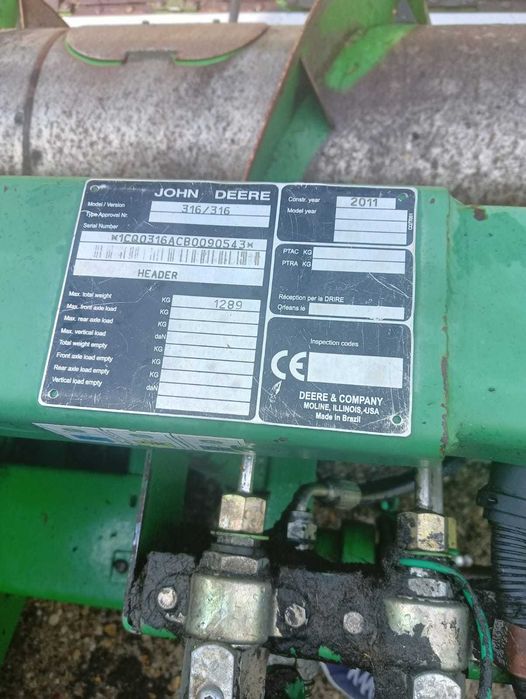 Combina JOHN DEER 1470