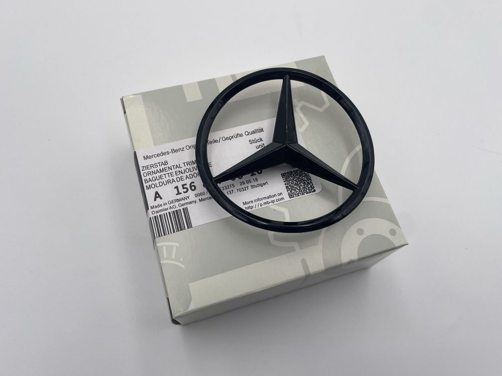 Emblema Mercedes W156 haion GLA negru