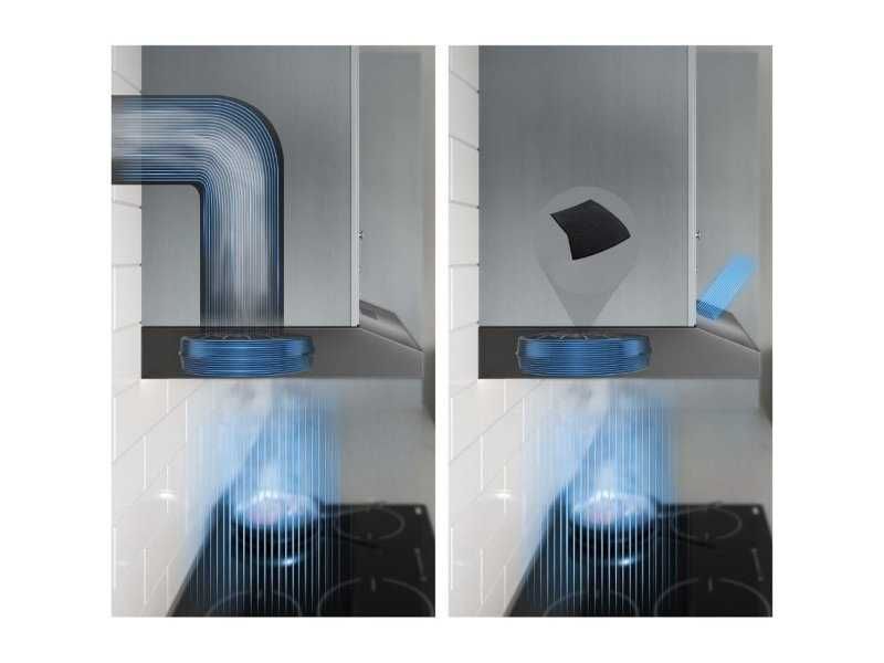 Кухненски Абсорбатор за Вграждане с LED Осветление COMFEE' SLIF17B-60