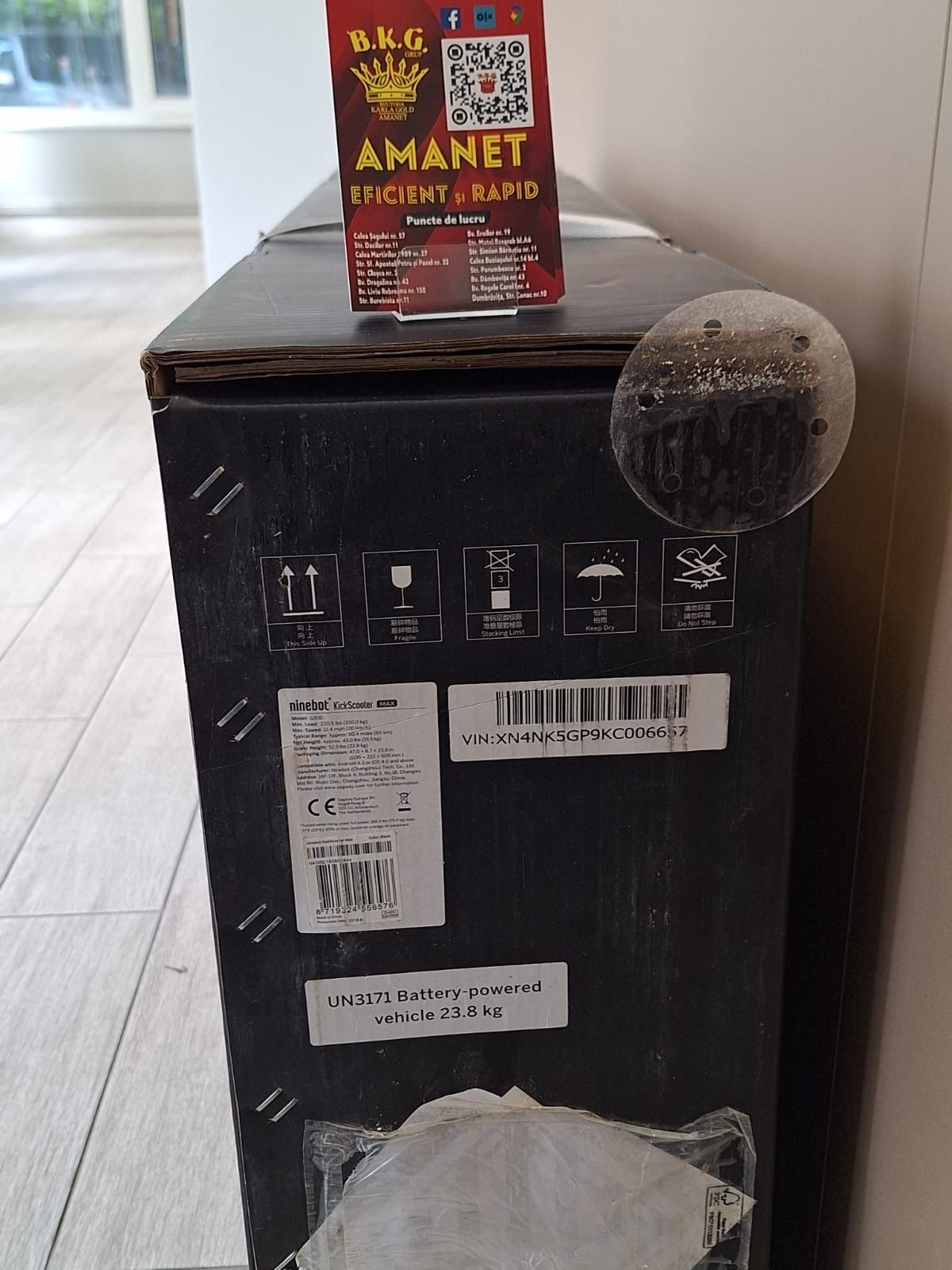 Ninebot Max G30D Amanet BKG