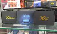 X98 plus Smart tv  box смарт тв X96Q pro, max plus, X98Q  itv приставк