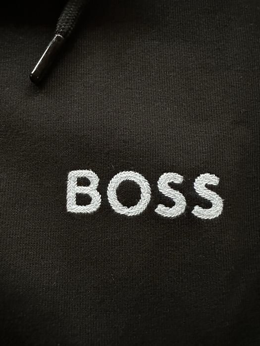 Мъжки,памучен,черен екип Hugo BOSS с бродирано лого