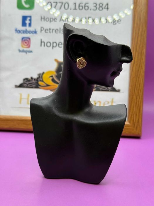 HOPE AMANET P2 - Cercei din aur 14k cu pietre nepretioase / 1.07 Gr