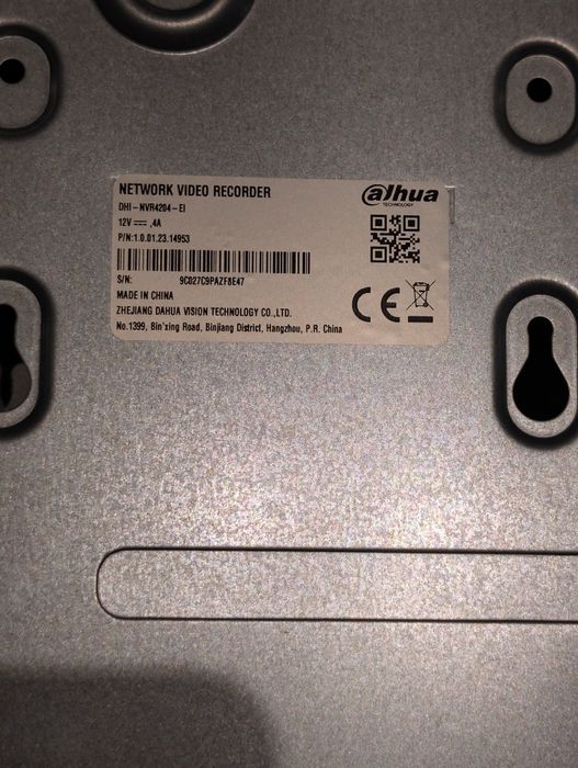 NVR Dahua 4 canale cu Hard Disk 1TB inclus