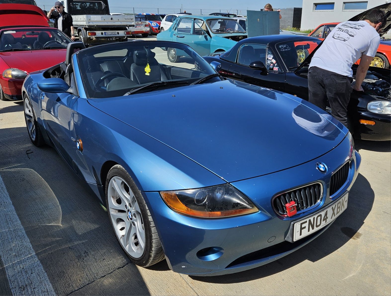 Vând BMW Z4 E85 2.5i M54 Maldives Blue decapotabila cabrio