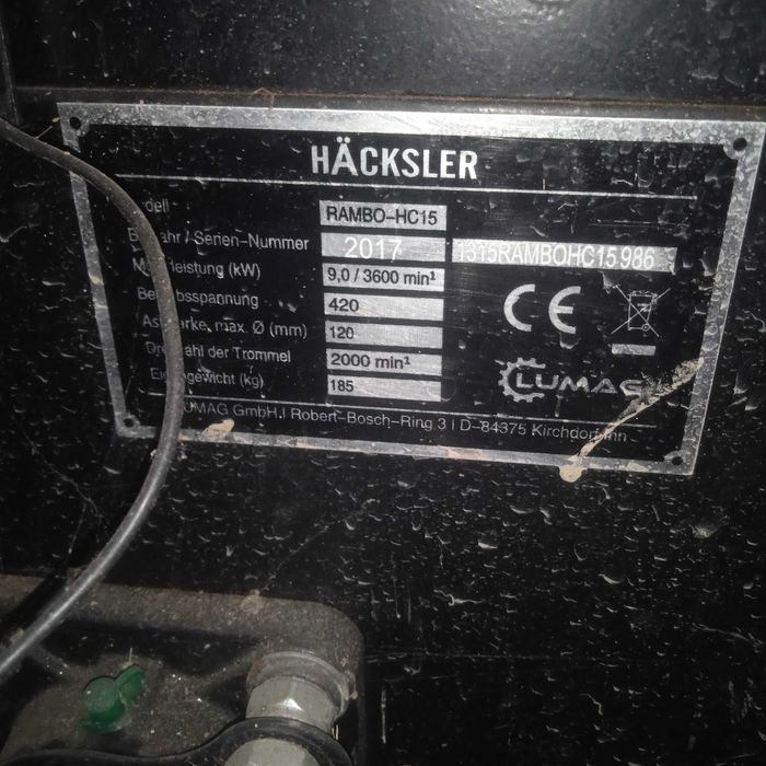 Tocator crengi/resturi vegetale RAMBOHC15