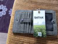 Портмоне Sativa 55% коноп и 45% органичен текстил