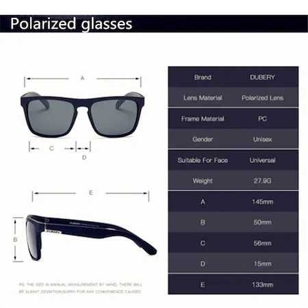 Ochelari de soare Wayfarer,  lentile polarizate, protectie UV400
