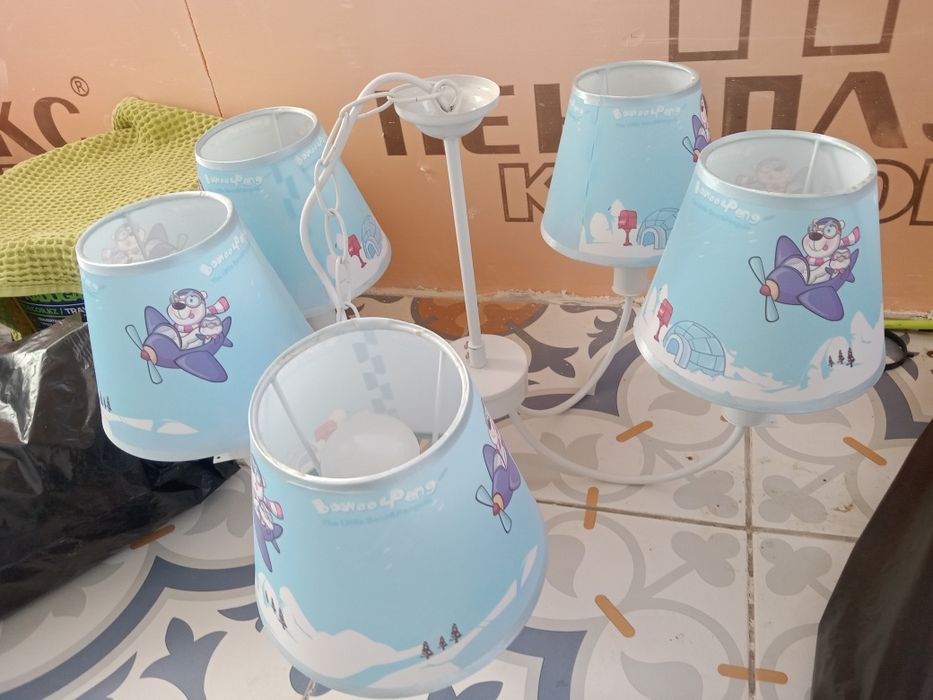 Люстра в детскую комнату