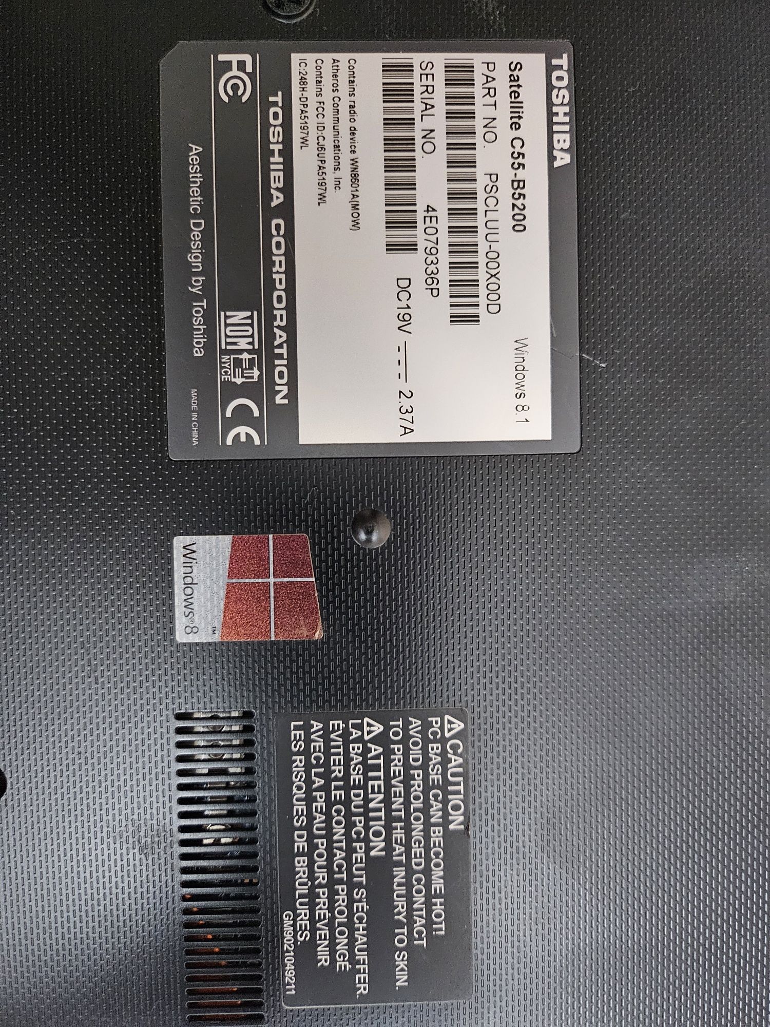TOSHIBA Satellite C55-B5200