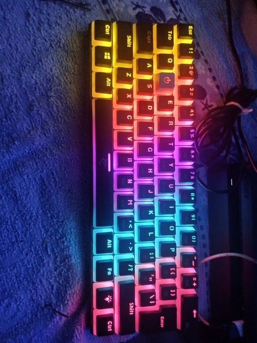 Vand tastatura gaming white shark ashiko