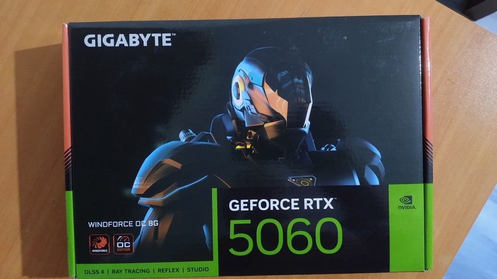 Видеокарта Gigabyte GeForce RTX 5060 WINDFORCE OC 8GB