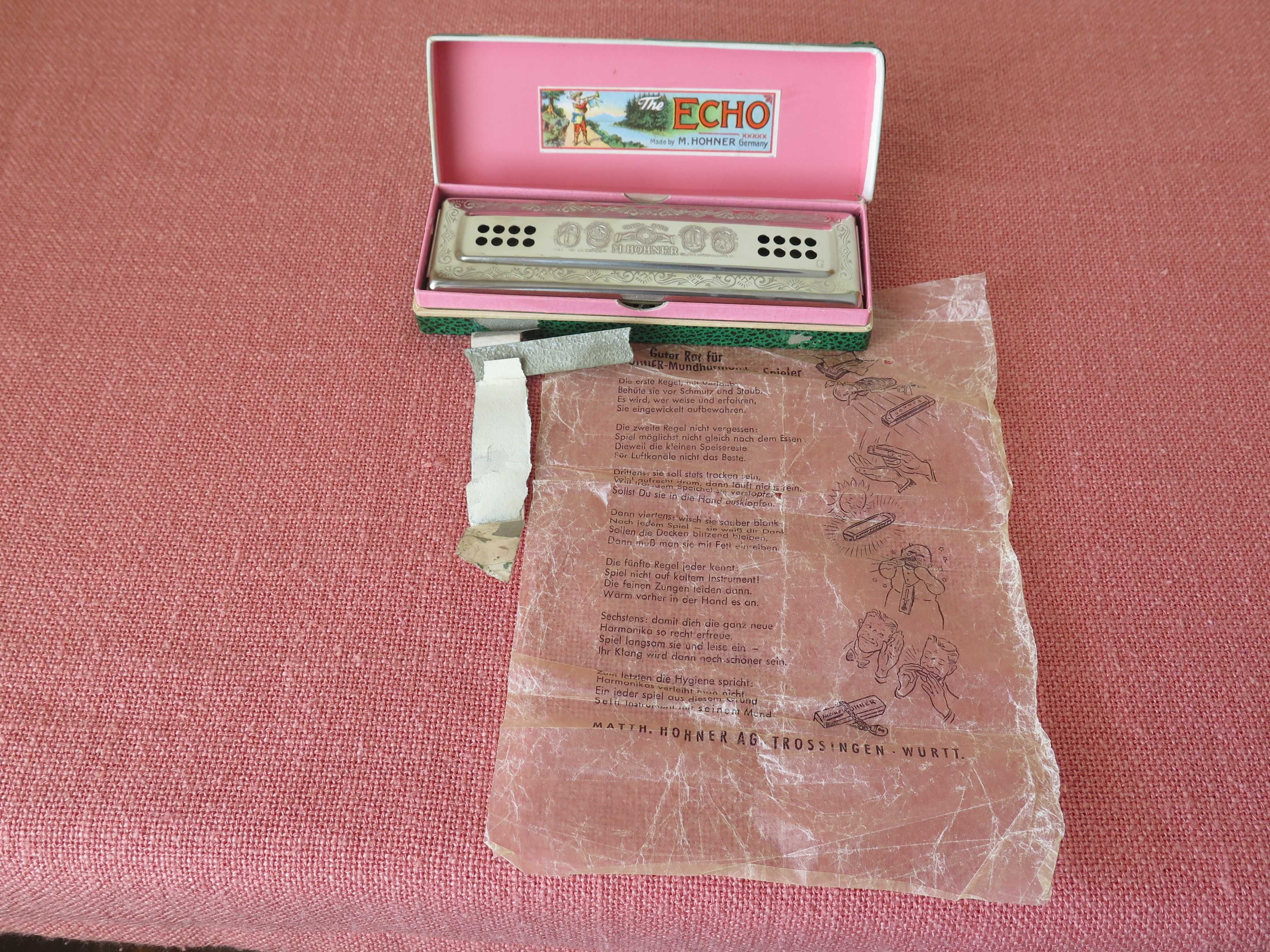 Нова,   Hohner Echo Harp 54/64 M 1 , Двустранна хармоника
