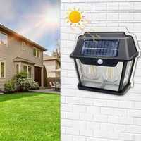 Lampă solară de perete potrivită pentru terasă, curte și grădină