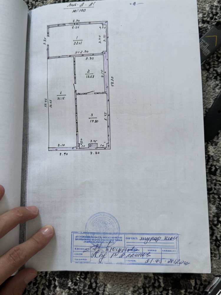 Hovli sotiladi Hujjatlari tayyor