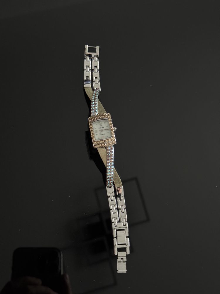 Ceas Jimmy Crystal Lavander Aurora Borealis Swarovski Crystal