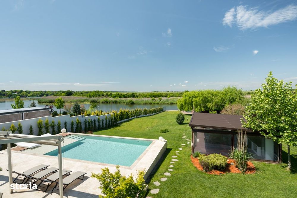 Vila individuala cu piscina si deschidere la lac – Izvorani, zona ex