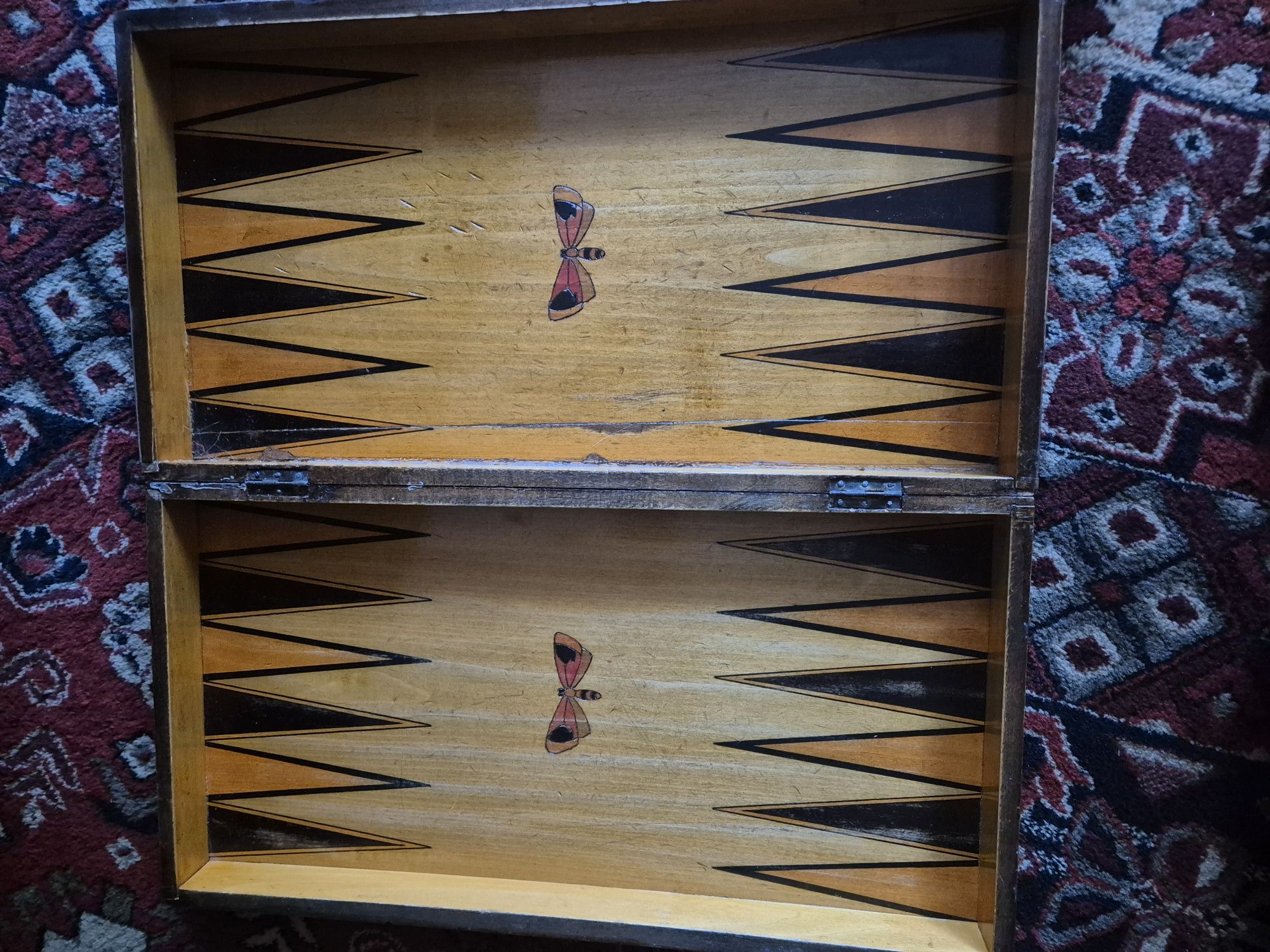 Jocuri table și șah lemn vechi