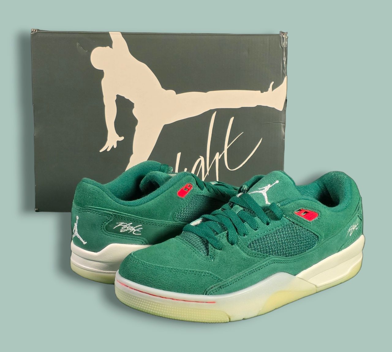 JORDAN Flight Court Green / 42.5 / Noi