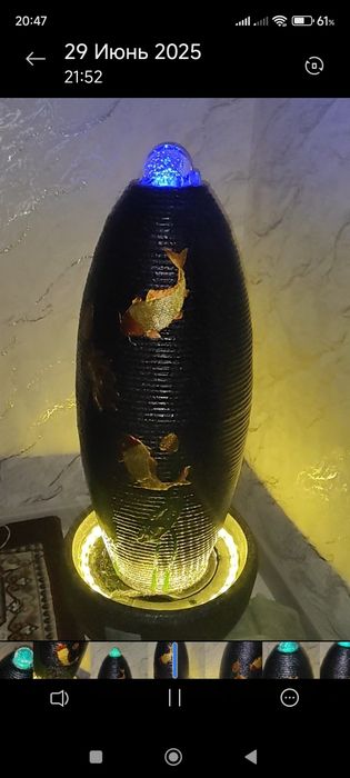 Декоративный домашний фонтан.