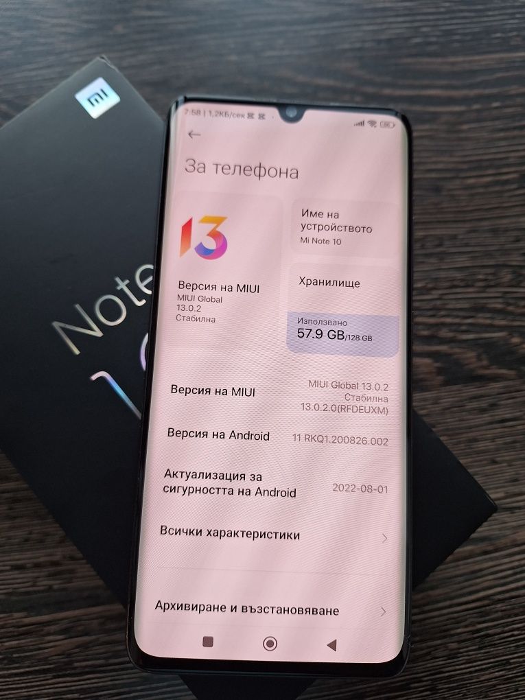 Xiaomi MI Note 10 6GB, 128GB
