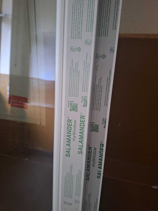 Usa de balcon nouă, Salamander, albă, 78×2415 mm