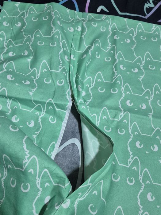 Set 2 fete de perna cu pisici