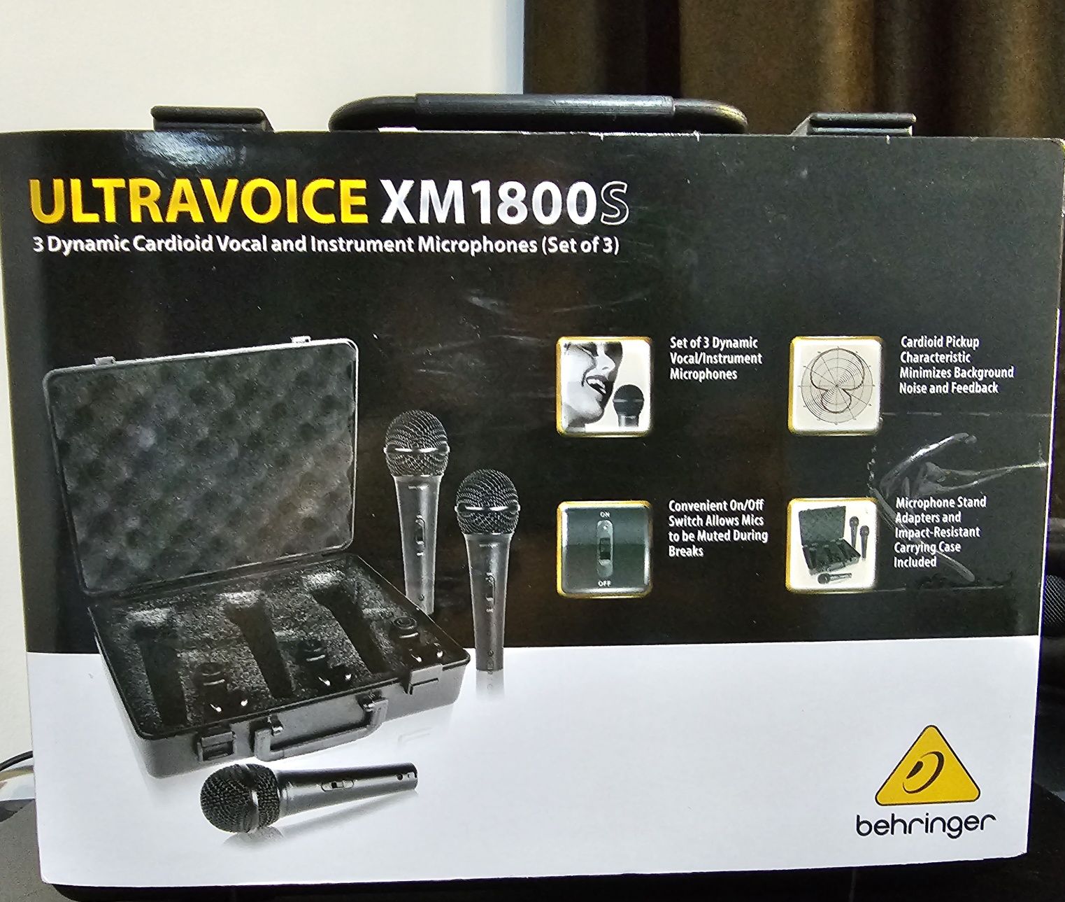 Set 3 microfoane Behringer XM1800S