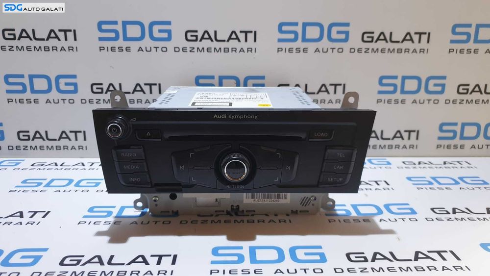 Unitate Radio CD Player Media Audi A4 B8 2008 - 2015 Cod 8T2035195AB [L5573]