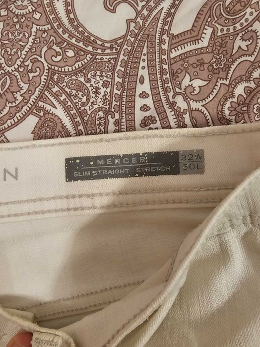 Pantaloni - blugi de bărbați albi Sean John