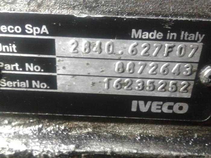 Cutie viteze Iveco Daily 3.0 HPI: 8872643; 6 Trepte; 2014-2025