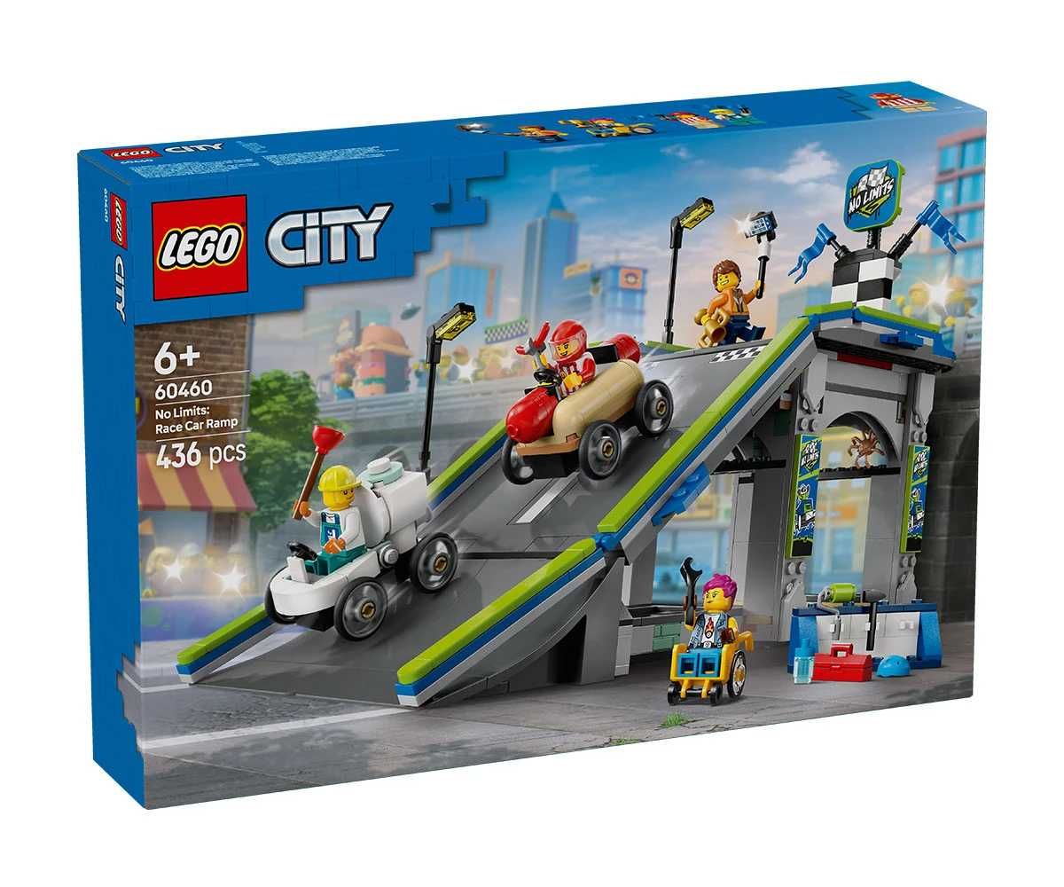 Lego 60460 City Soapbox Racing No Limits Race Car Ramp Track