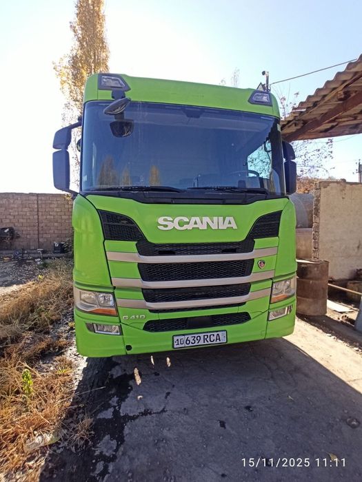 Scania G410 завод метан газ