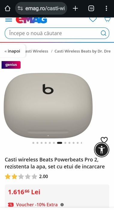Căşti wireless Beats Powerbeats Pro2