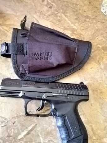 Pachet Complet PISTOL AIRSOFT Walther P99 4,6j Munitie + TOC