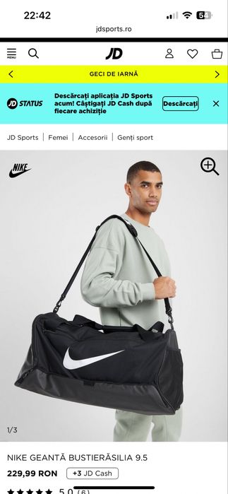 Geanta nike, noua, cu etichete