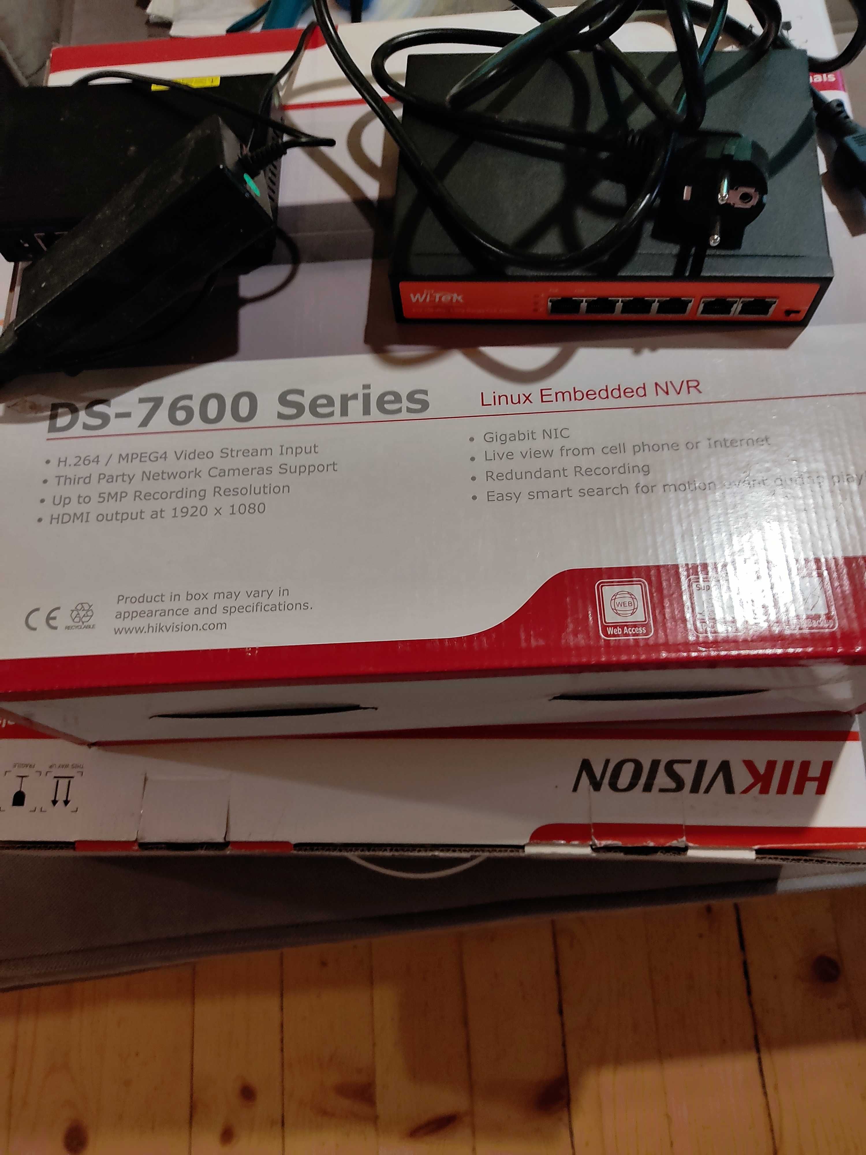NVR HikVision ХИК вижън + HDD 2  x 2 TB  - WD