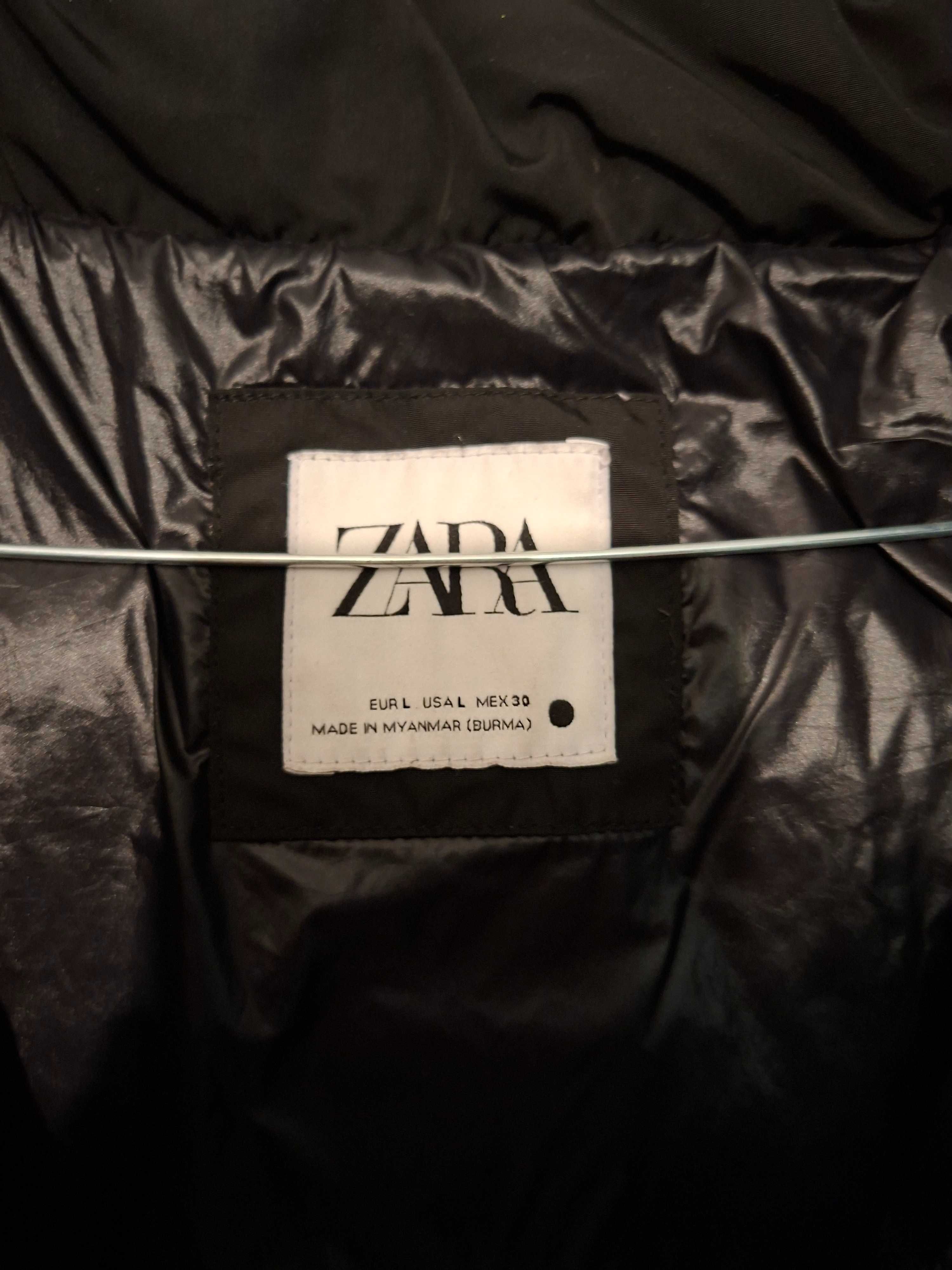 Zara зимно яке с пух размер L